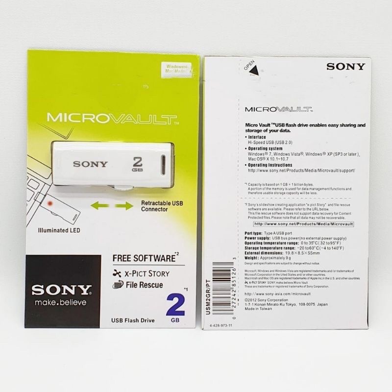 Flashdisk 2gb Sony Kualitas Original 99% FLASHDISK 2 GB