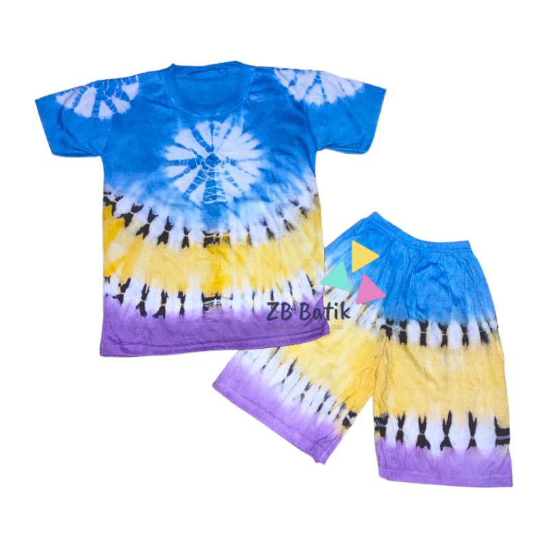 Setelan baju anak perempuan pelangi usia 1-8 tahun || setelan anak pelangi || setelan anak laki laki || setelan anak perempuan || setelan anak jumputan || setelan anak abstrak || baju anak
