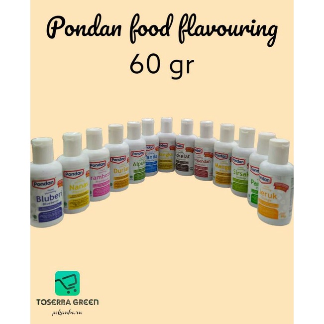 

Pondan Food Flavouring all varian 60gr