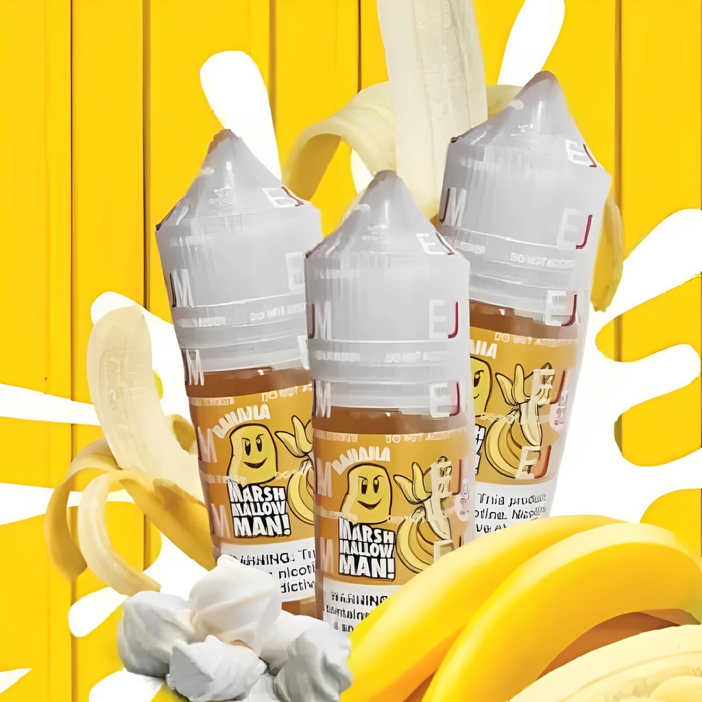 Banana MarshmalloMan Salt Nic 30ml - Liquid USA EJM