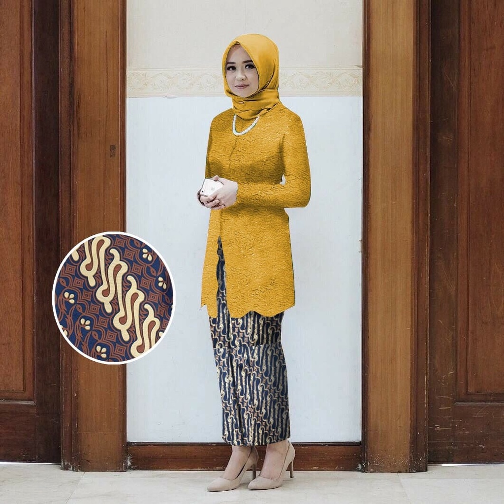 CUCI GUDANG SET KEBAYA LITA / set kebaya brukat modern 2022 /set kebaya kondangan wanita 2022 kekini