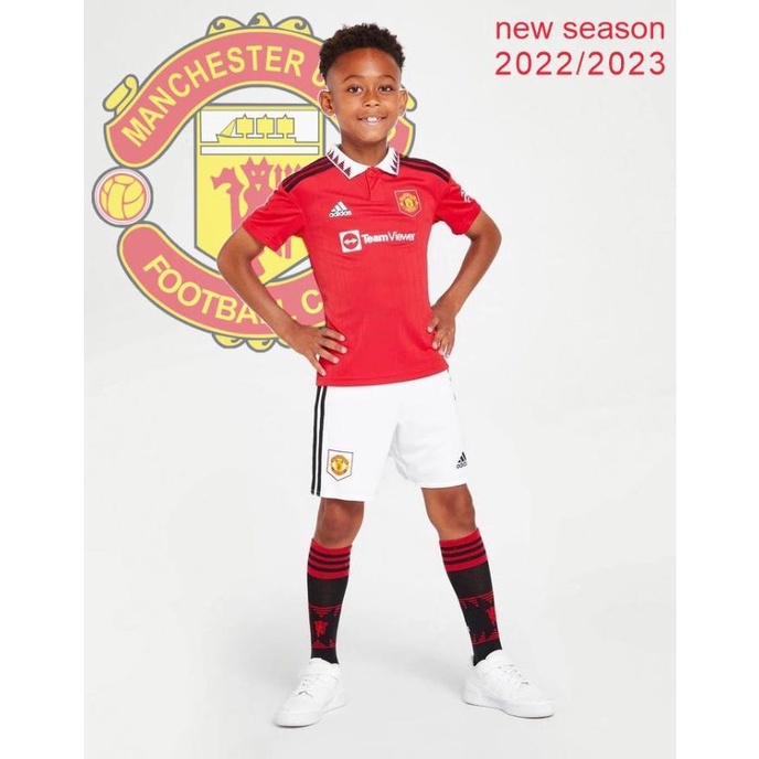 JERSEY KAOS BAJU BOLA ANAK KIDS MANCHESTER UNITED_MU HOME 2022/2023