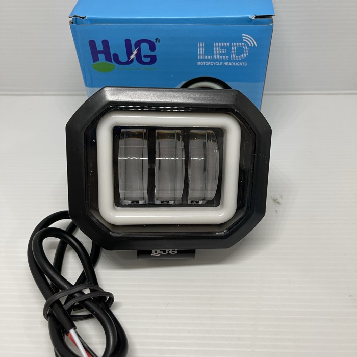 Lampu Tembak Led Daymaker Kotak 3 Led Angle Eye HJG 60 Watt