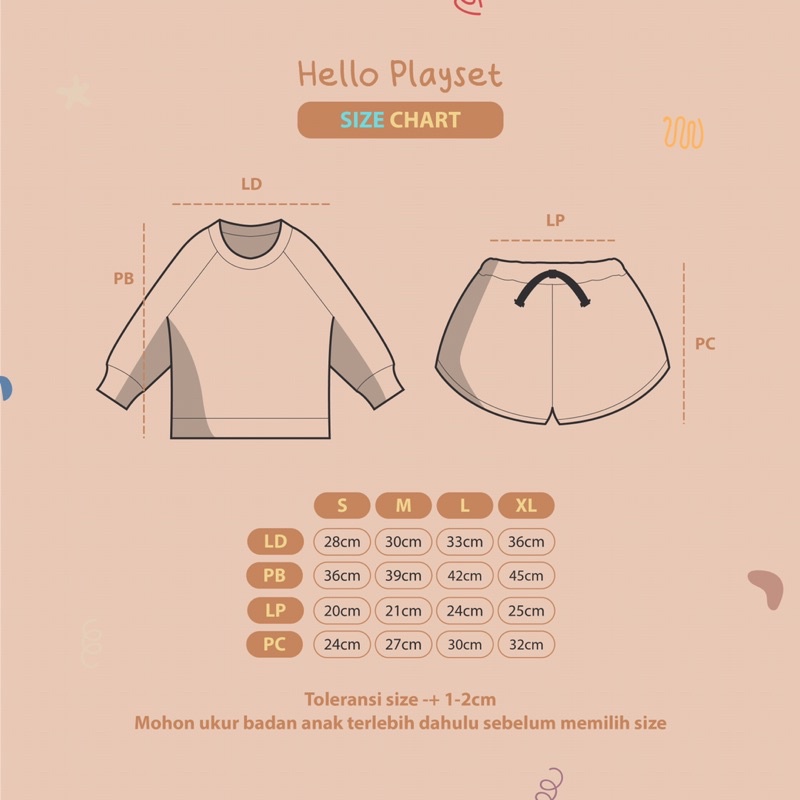 RACHIDKIDS / SETELAN ANAK LUCU / SETELAN ANAK KEREN / HELLOW PLAYSET