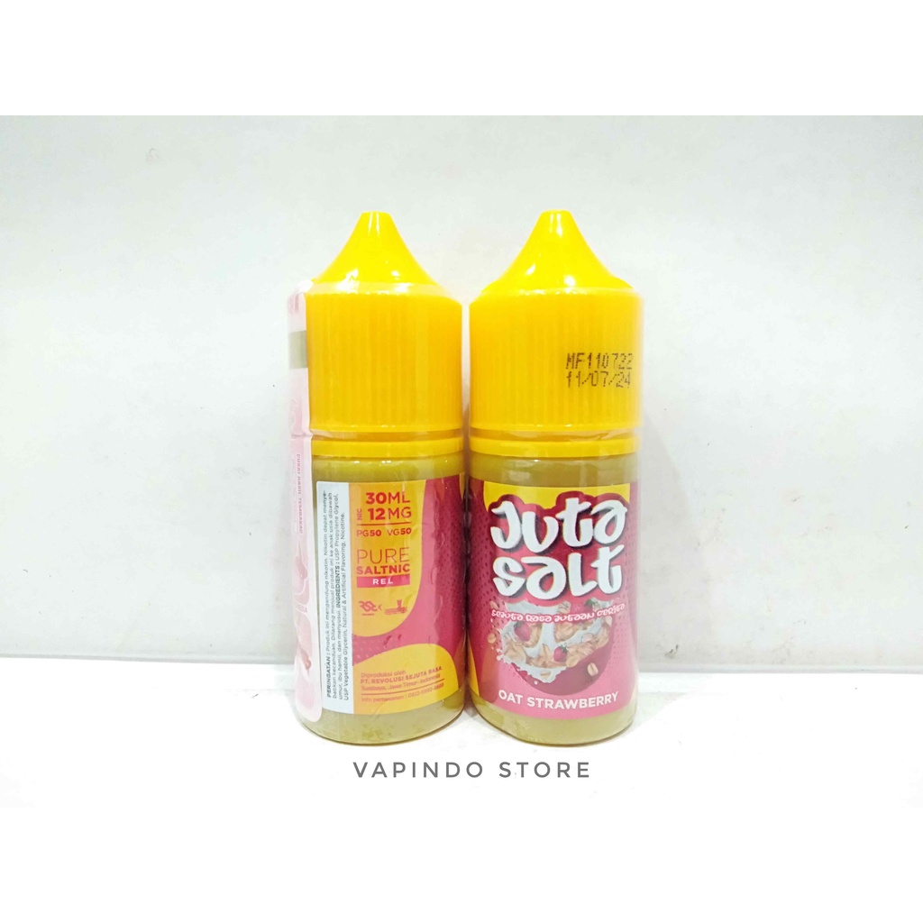 NIC 12MG JUTA OATS STRAWBERRY OAT 30ML SALTNIC BY RSR BREW X VAPEBOSS