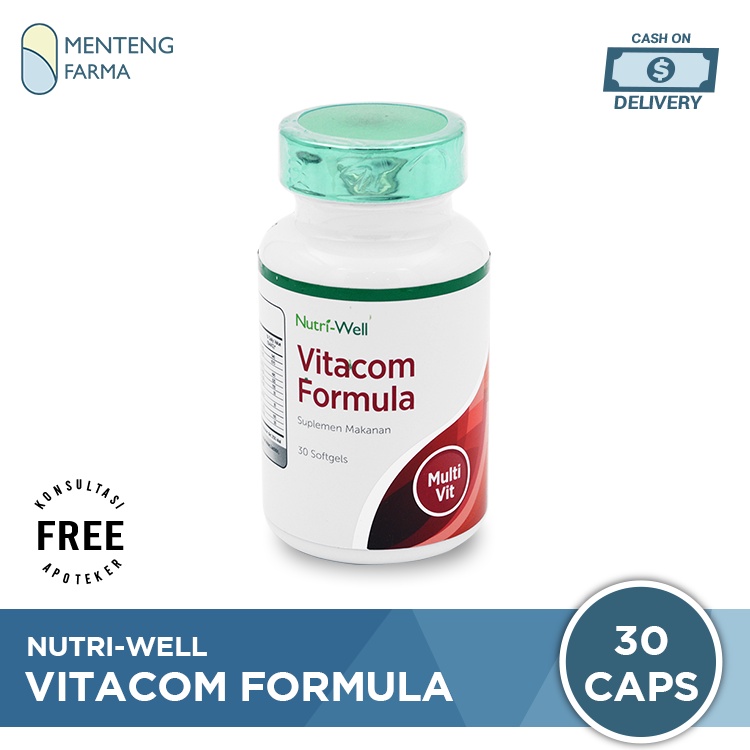 Nutriwell Vitacom Formula - Memenuhi Multivitamin dan Mineral Tubuh