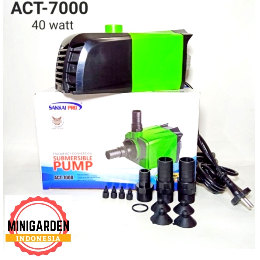 POMPA AIR CELUP KOLAM SAKKAI ACT-7000 SUBMERSIBLE PUMP HIDROPONIK