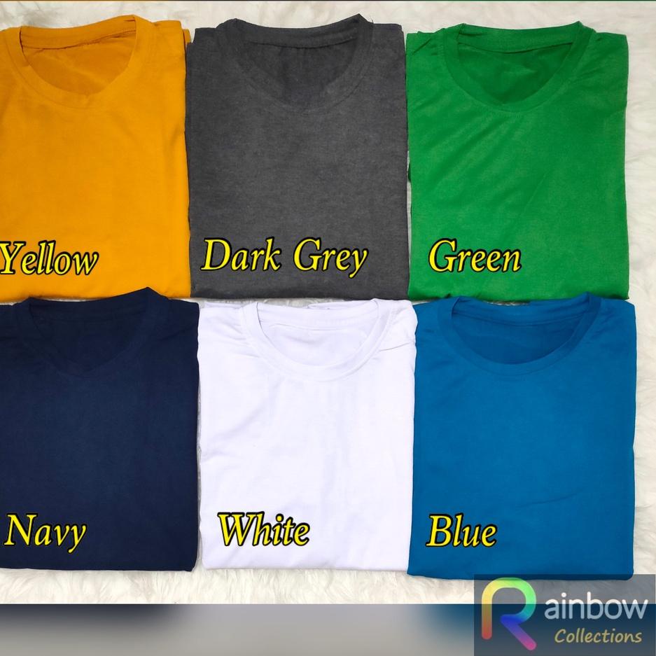 HOPL Rainbow Kaos V-NECK / T-shirt V-NECK Polos Lengan Panjang Anak (2-8 Tahun) Unisex Soft Spandex 