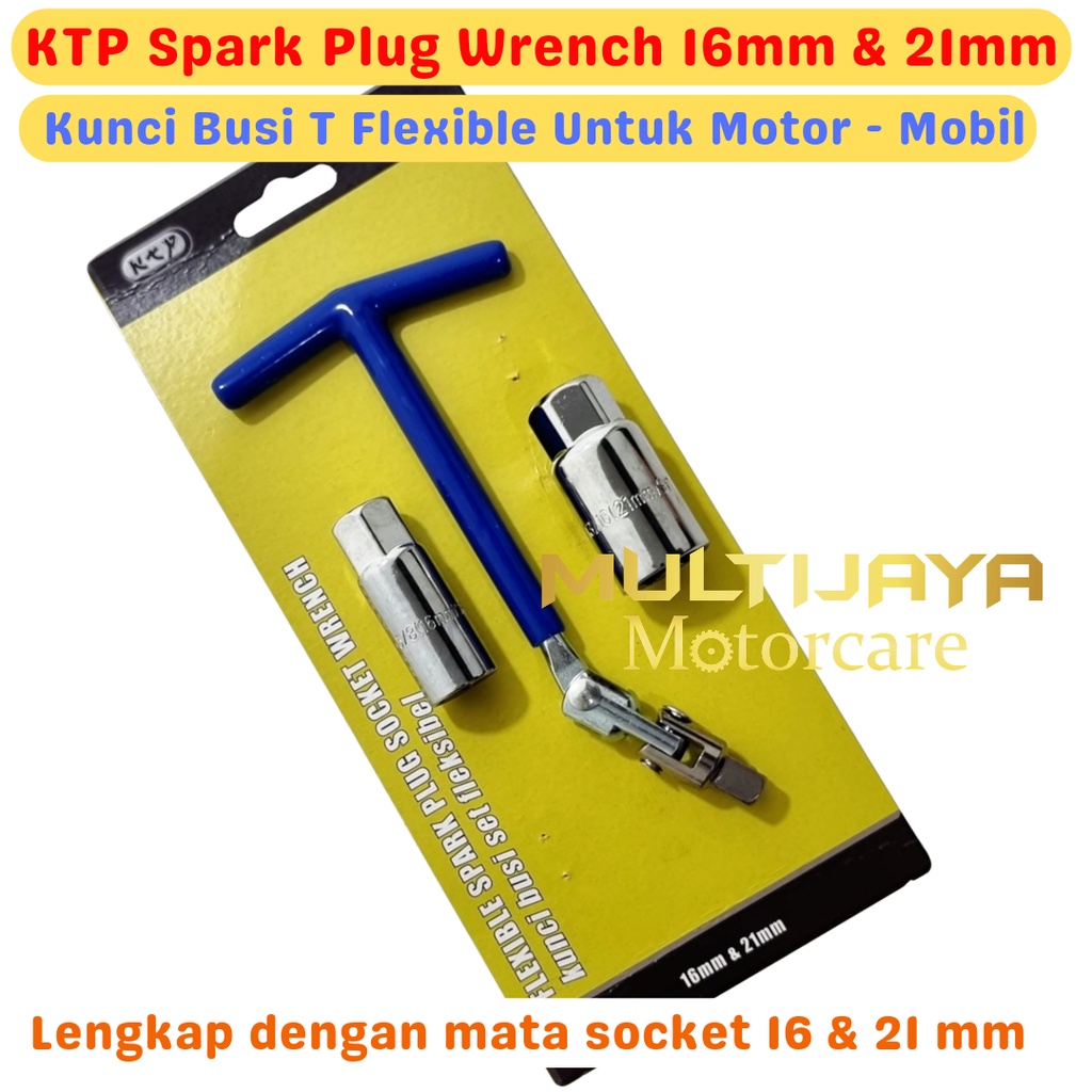 Jual Ktp Spark Plug Wrench Kunci Busi Flexible Set Mm Mm Lengkap Untuk Motor Mobil Murah