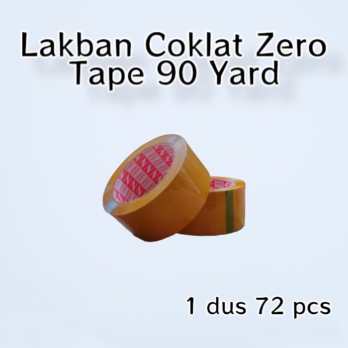 

Isolasi Tape Lakban Coklat Zero Tape Murah 45mm x 90 yards Lakban isolasi plakban