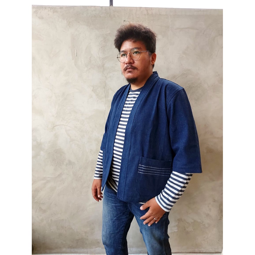 Kimono Denim Outer Seishin (Unisex)