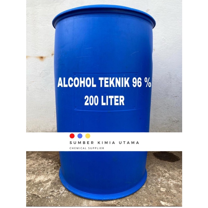 Alkohol Teknik 96% 200 Liter / 1 Drum Alcohol Teknis 96%