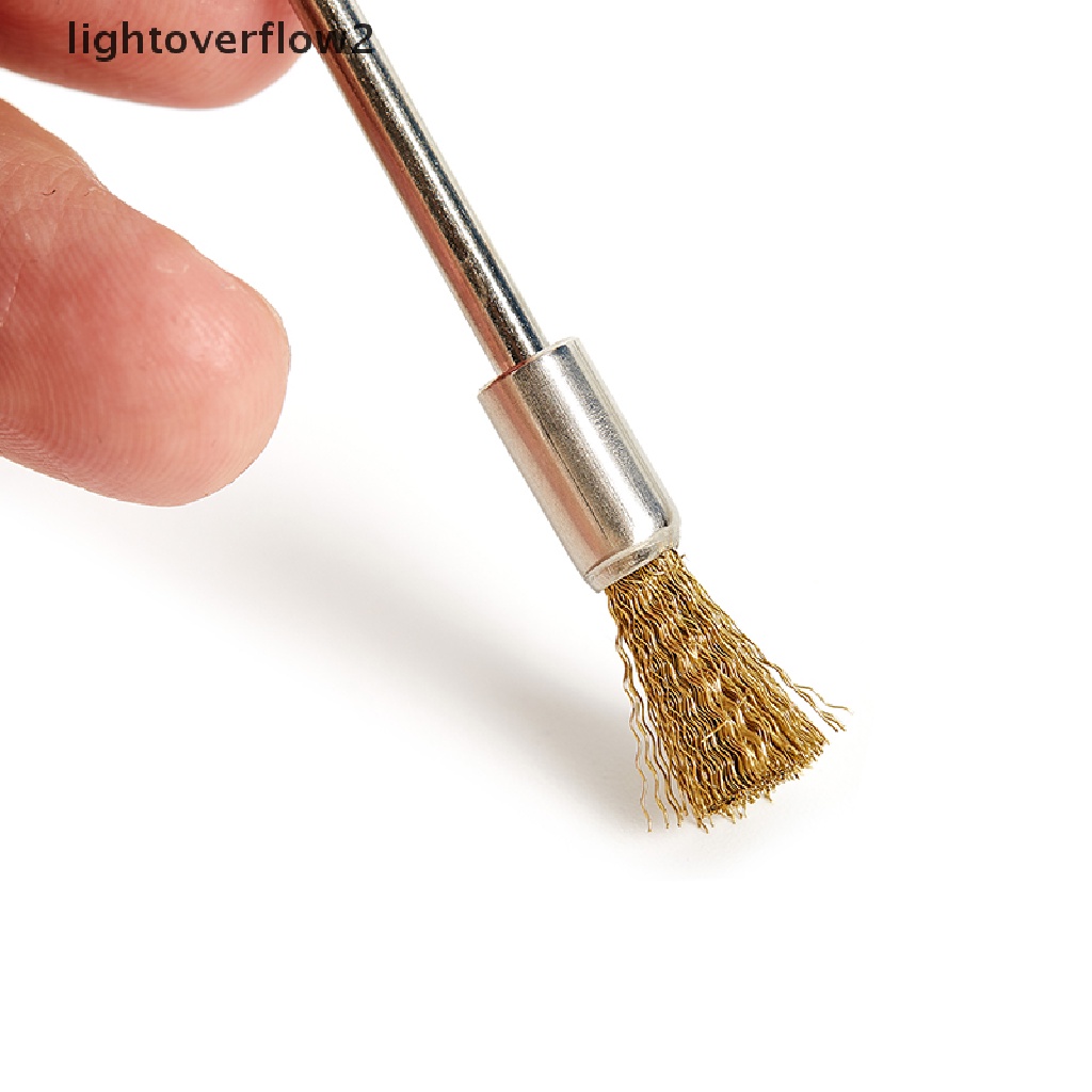 (lightoverflow2) Pena Sikat Kawat 100mm Untuk Membersihkan Karat / Cat (ID)