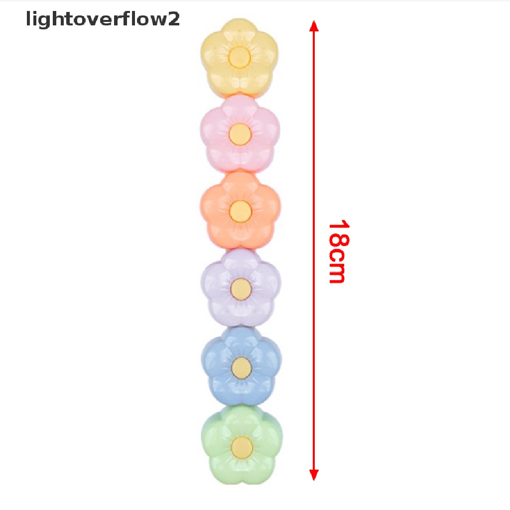 (lightoverflow2) Spidol Manga / Grafiti Fluorescent Untuk Perlengkapan Sekolah