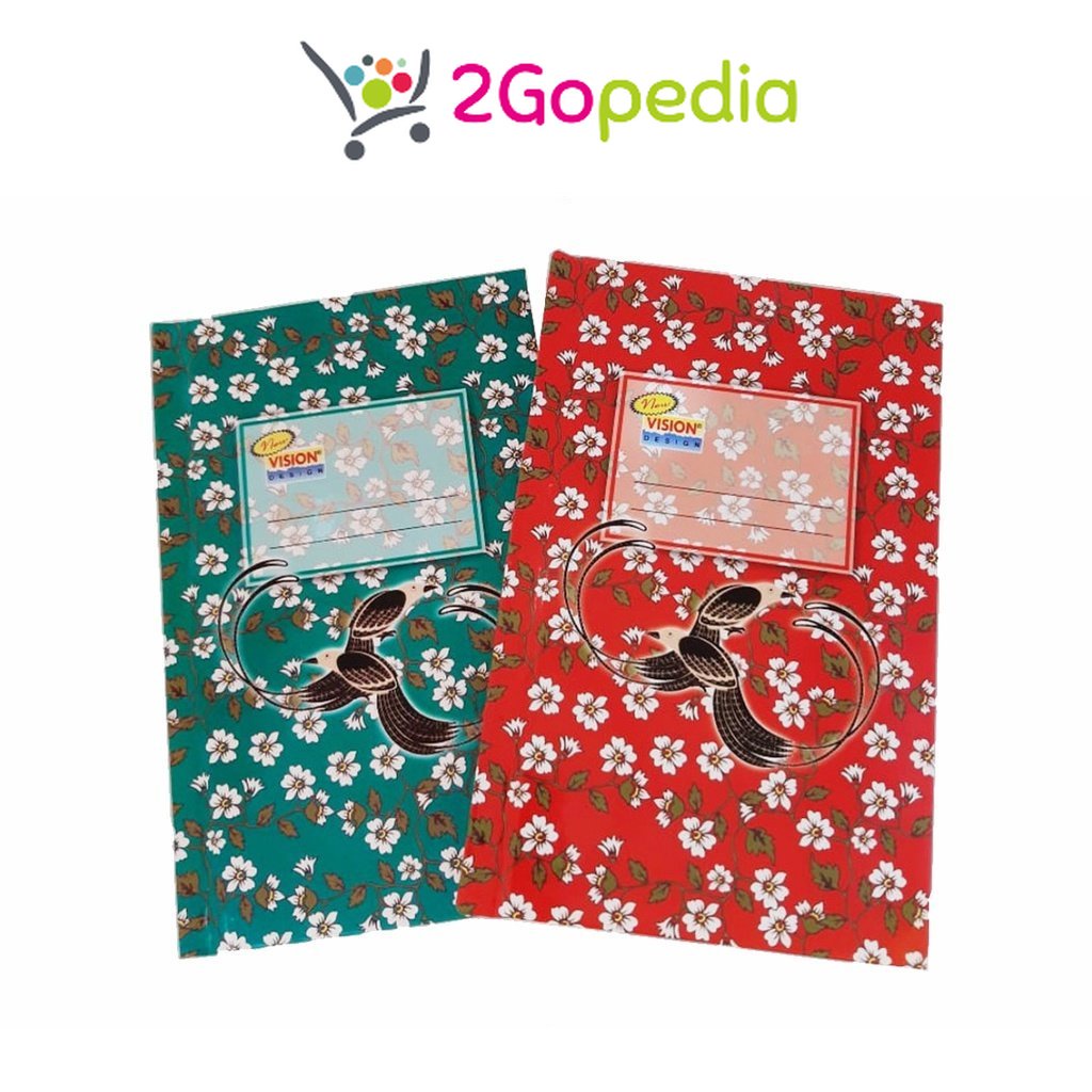 

Buku Tulis Hard Cover Ukuran Oktavo A6 isi 100 Lembar Vision Grosir Murah Atk