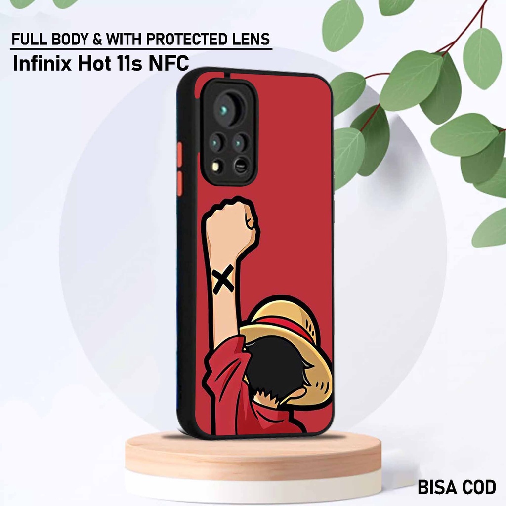 Softcase Dove Infinix Hot 11s Nfc - Motif [ Anime Onpc 1 ] - Silikon Protec camera Infinix Hot 11s N