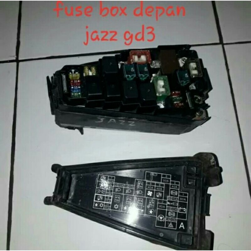 fuse box honda jazz gd3