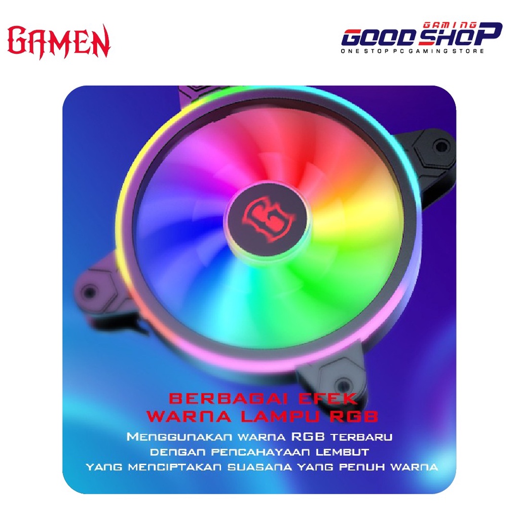 Gamen GCF100 / GCF200 / GCF300 - Gaming Fan Case RGB