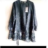 Lyra Top Navy By RiaMiranda Bundling Skirt Maroon