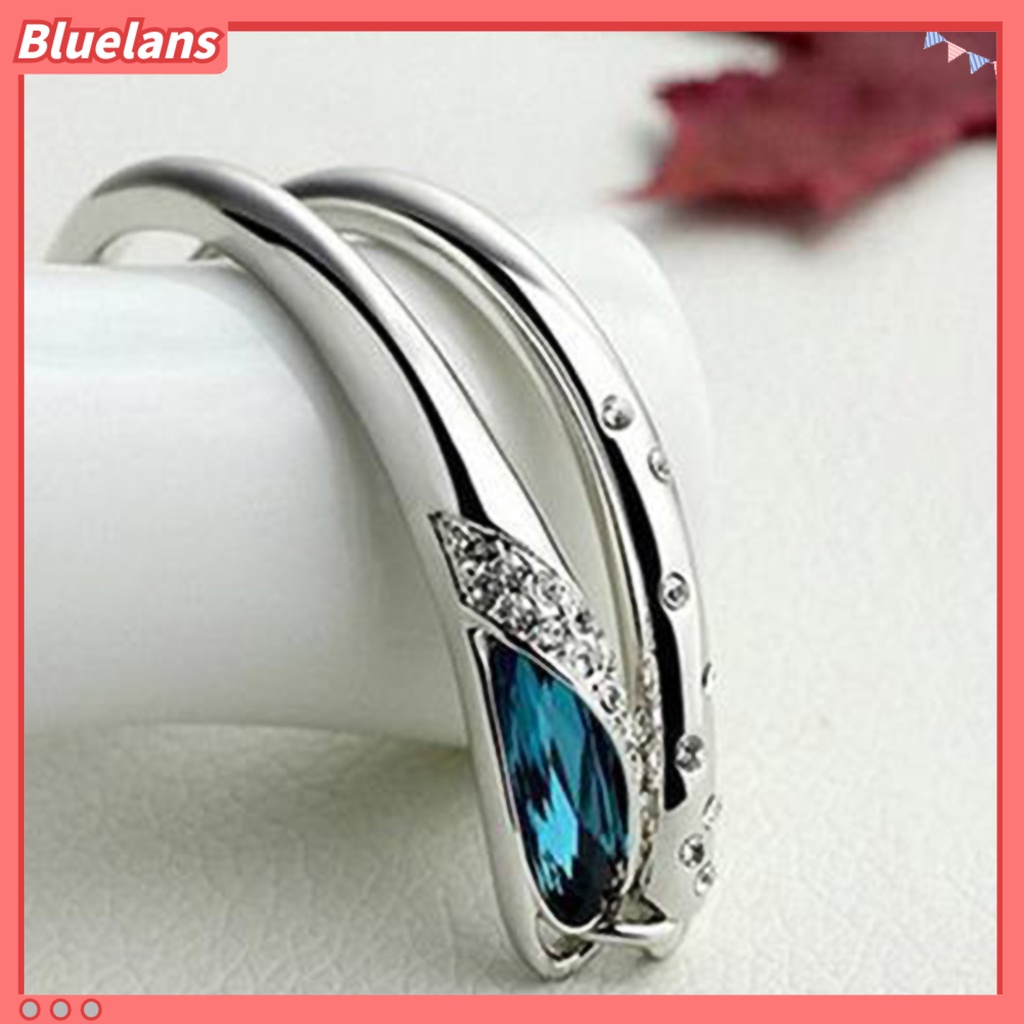 Bluelans Bracelet Elegant Skin-friendly Rhinestone Fashion Bracelet Bangle