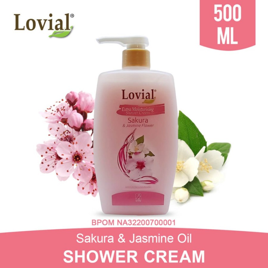 LOVIAL Extra Moisturizing Shower Cream Sabun Mandi - 500ml