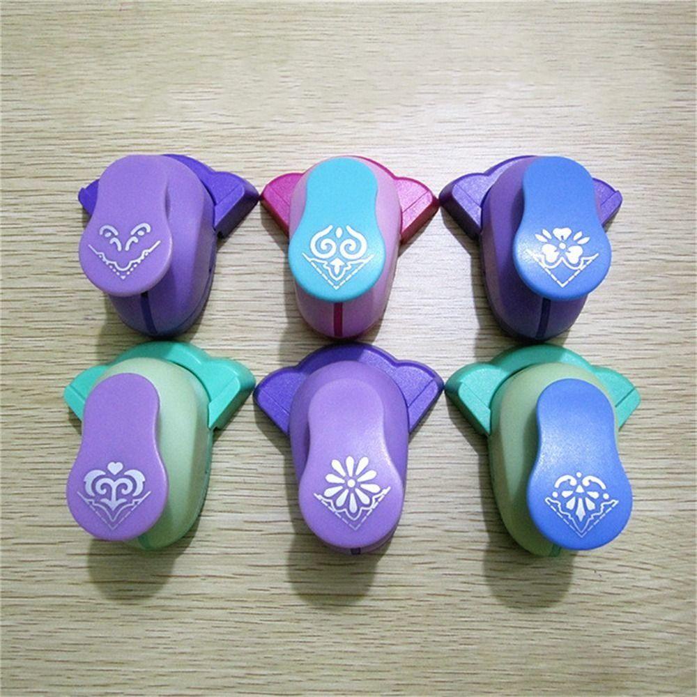 Lanfy Perangkat Embos Perlengkapan Sekolah Handmade Craft Scrapbooking DIY Anak Hole Puncher Cetak Kartu Cutting
