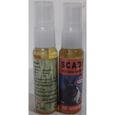 Scadik  Obat Gudik Scabies Luka Semprot Spray Kelinci Kucing Anjing