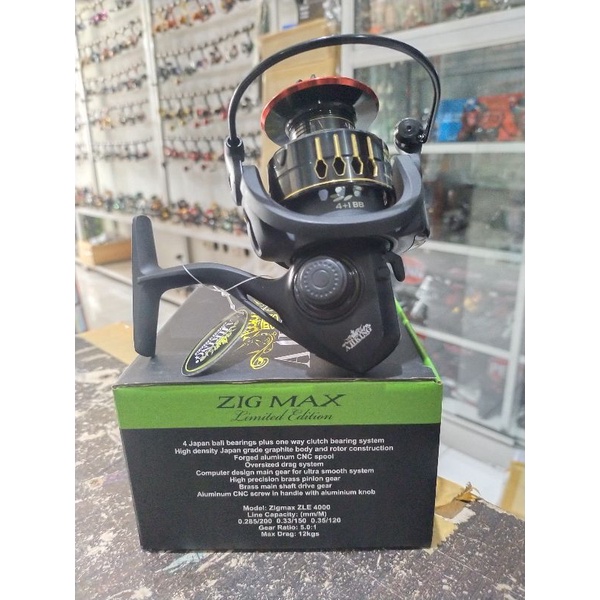 reel Ajiking zig max limited edition 4000 5000 6000