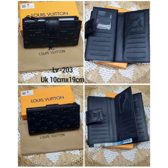 Dompet Lidah Lipat 3 Full Kartu Uk 19x9 Free Box