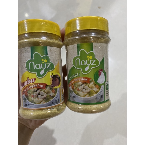 

nayz bumbu ekstrak daging sapi dan ayam 100gram