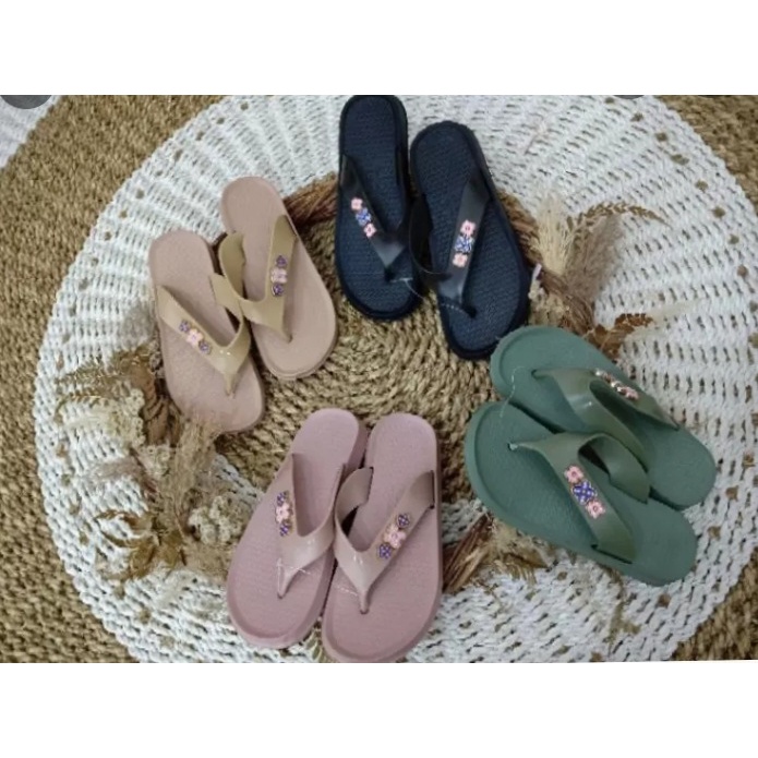 Sandal Jepit Wanita Dewasa / Sendal Jepit Rumah Irsoe 212 Bahan Karet Model Jepit Murah Nyaman Dipak