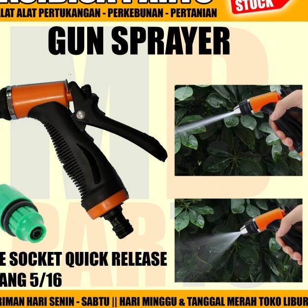 SPRAYER GUN / TEMBAKAN AIR TAMAN / CUCI MOBIL / MOTOR / AC