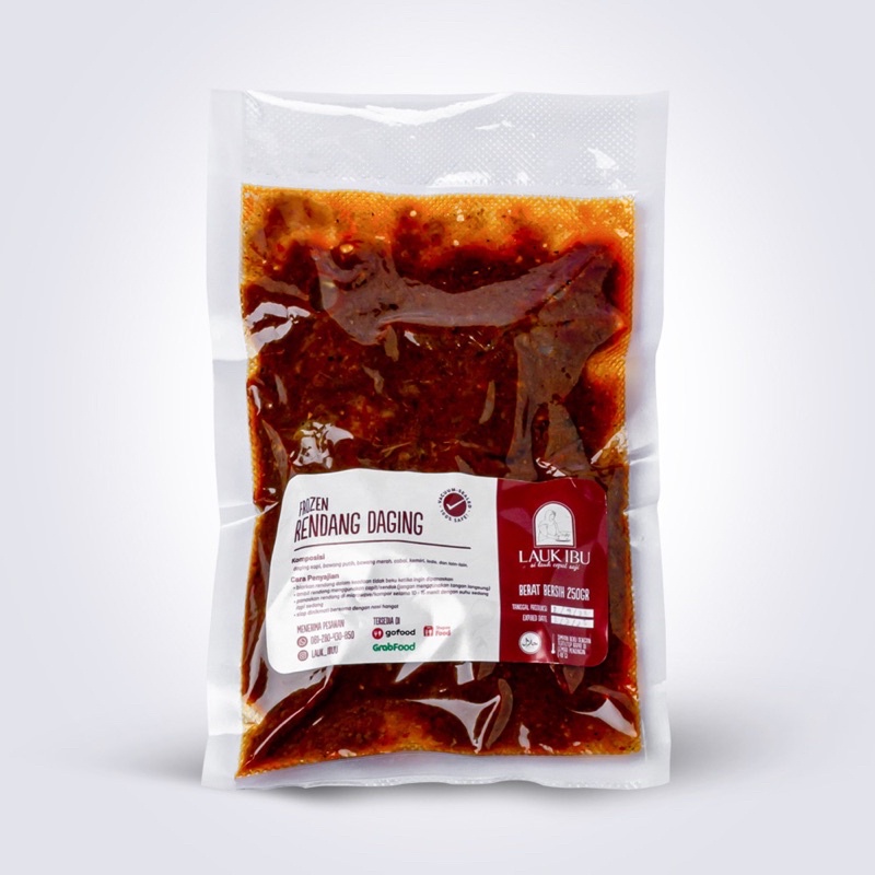 

FROZEN RENDANG DAGING 350gram/500gram