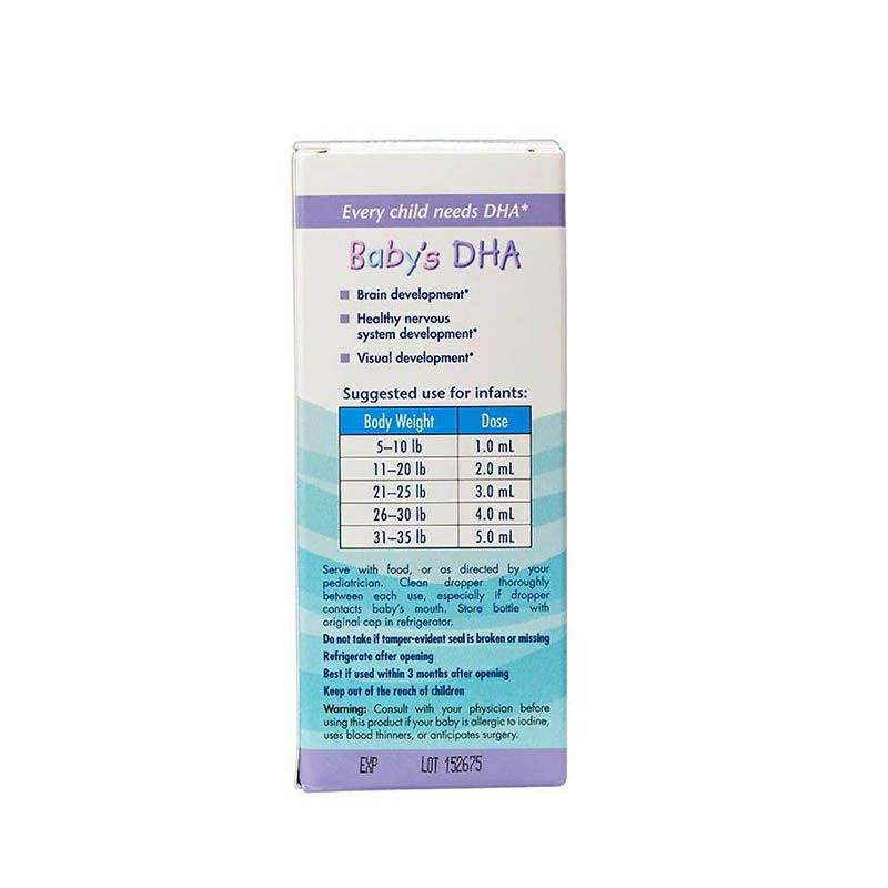 Nordic Baby DHA 60ml &amp; Children DHA 119ml/EPA/Suplemen Otak/Daya Tahan Tubuh/Bayi dan Anak