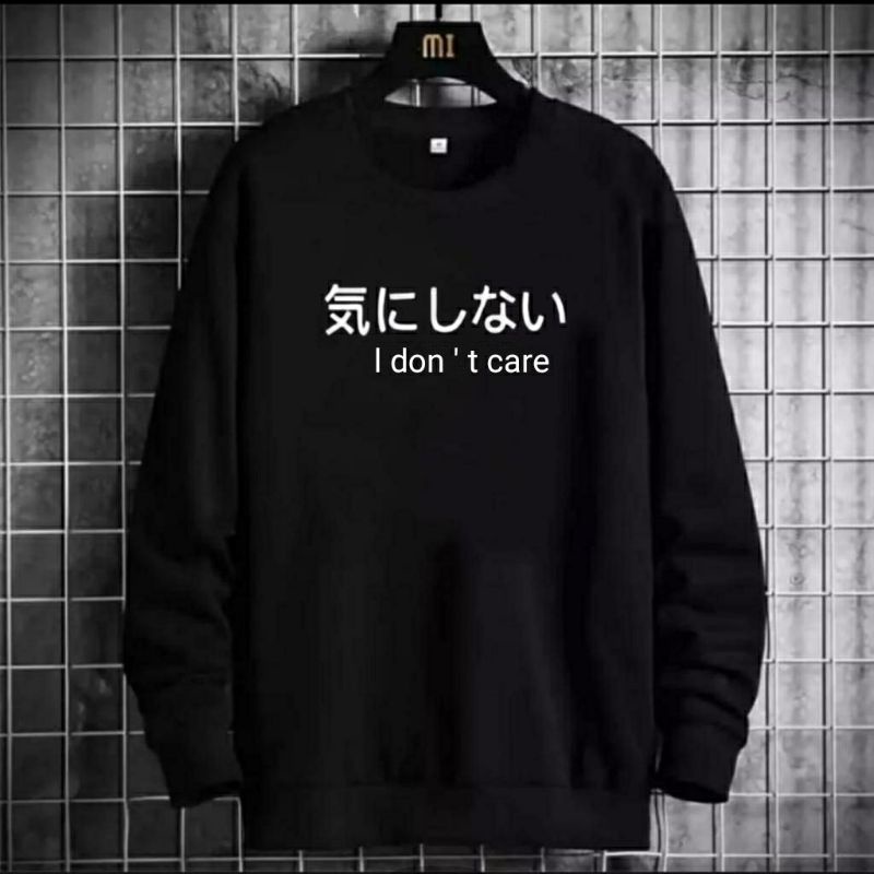 BAJU KAOS PRIA/WANITA UNISEX LENGAN PANJANG TULISAN JEPANG
