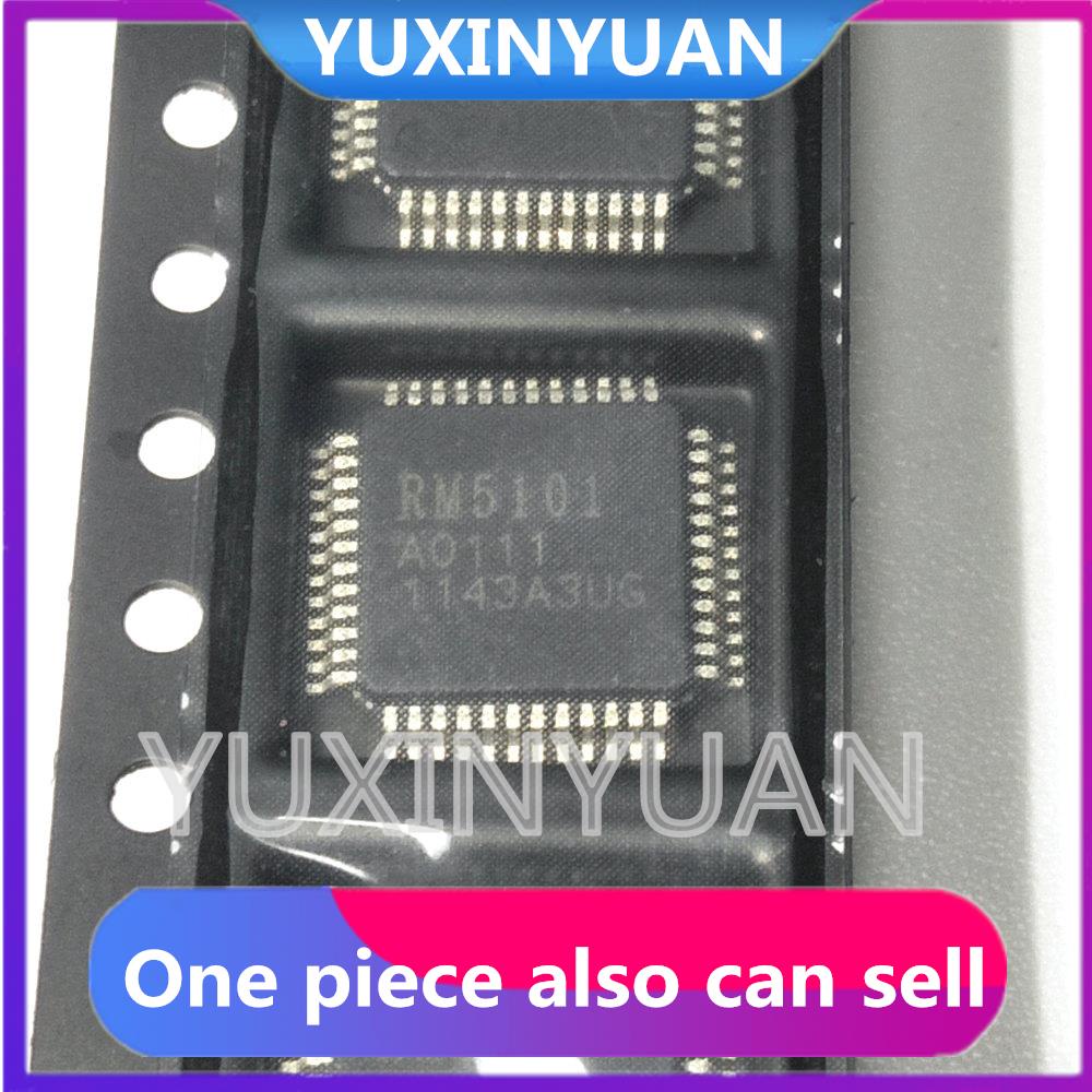 10pcs/lot RM5101 QFP RM5101A4R QFP-48 Papan Logika LCD driver Baru Asli 新边进口