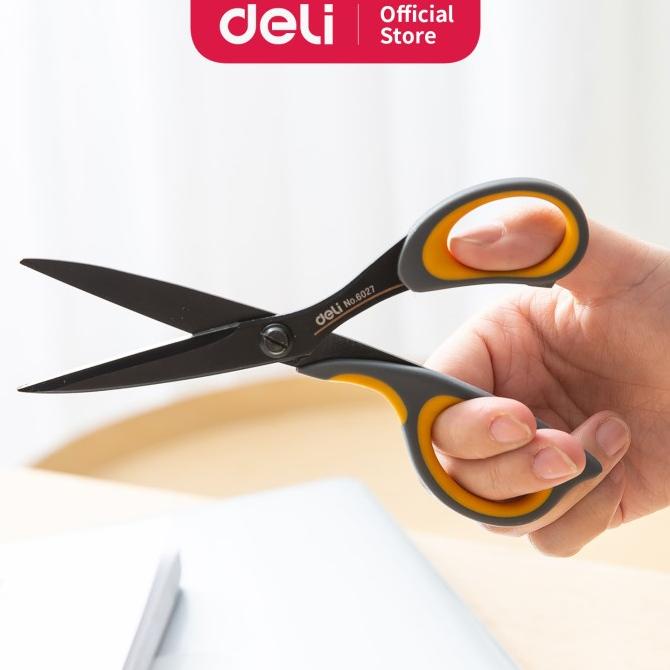 

Deli Teflon Scissors/Gunting Teflon 210mm Anti Lengket E77757