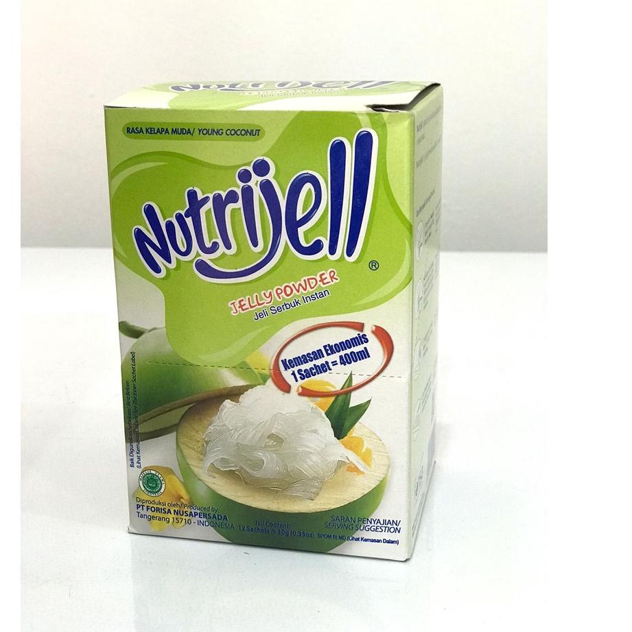 

Bisa COD Nutrijell agar kelapa muda coconut ekonomis 1box12sachet10gr !!