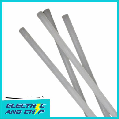 M12 x 250mm As Long Drat 1.75 Nylon Plastic Rod Bar Stud Plastik Nilon