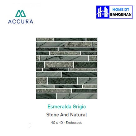 KERAMIK LANTAI 40X40 ESMERALDA GRIGIO / MULIA ACCURA /keramik lantai garasi/keramik lantai dapur/ker