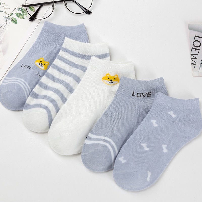 SKS1 - Kaos Kaki Wanita Kaos Kaki Pendek Lucu Fashion Socks Aesthetic