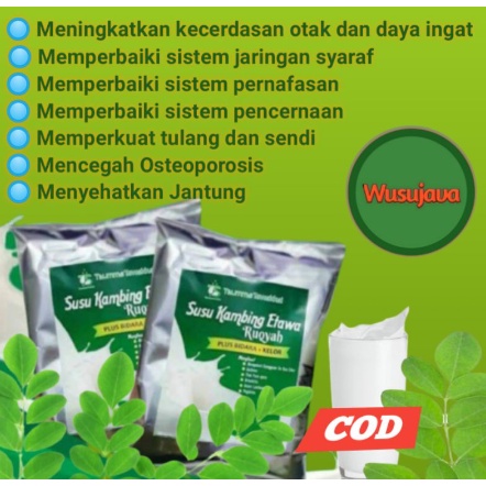 

SILAHKAN DI CEKOUT SUSU KAMBING ETAWA RUQYAH PLUS BIDARA KELOR HERBAL PALING LARIS