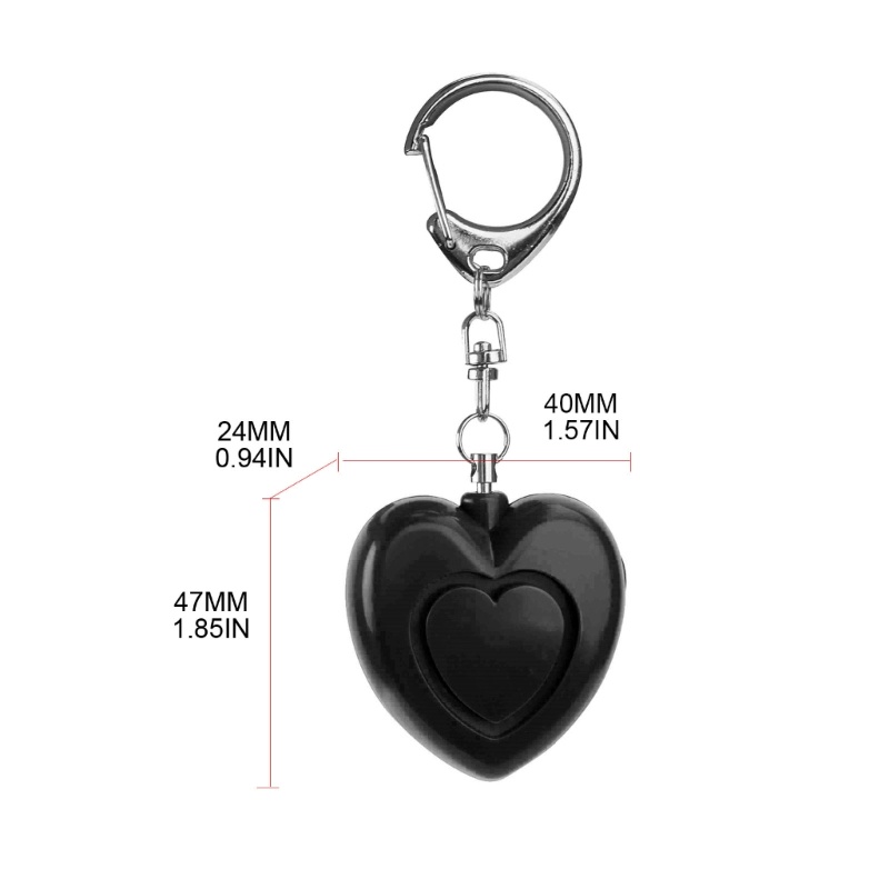 Zzz Gantungan Kunci Dengan Alarm Sirene 125dB + Lampu LED