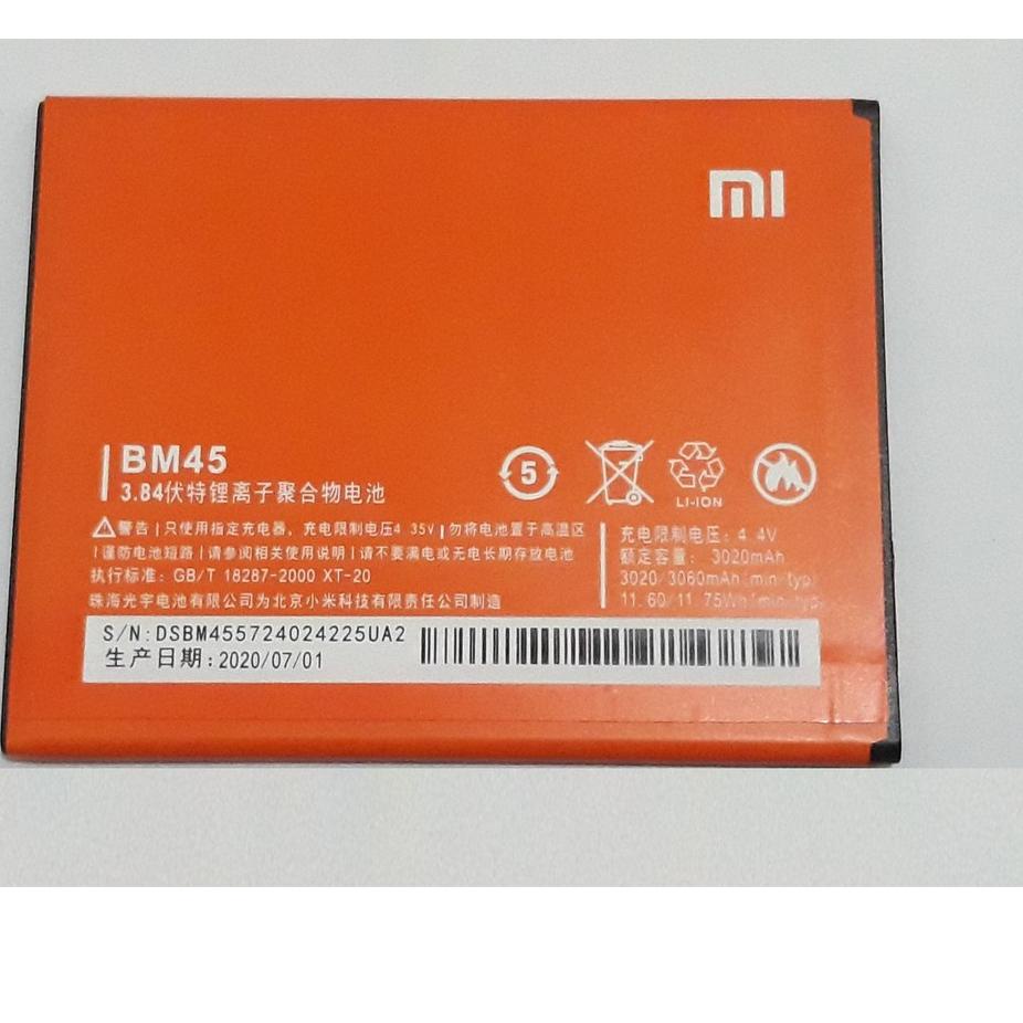 Star seller--Baterai Xiaomi Redmi Note 2 Original Bm45 Battery Batre Xiomi Red mi Note2 Siomi Redmi 