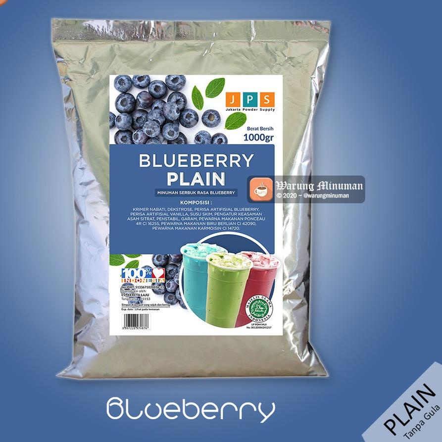 

Diskon✔️Bubuk Minuman 1 kg Rasa Blueberry - JPS Powder Plain Tanpa Gula Serbuk Instan|RA7