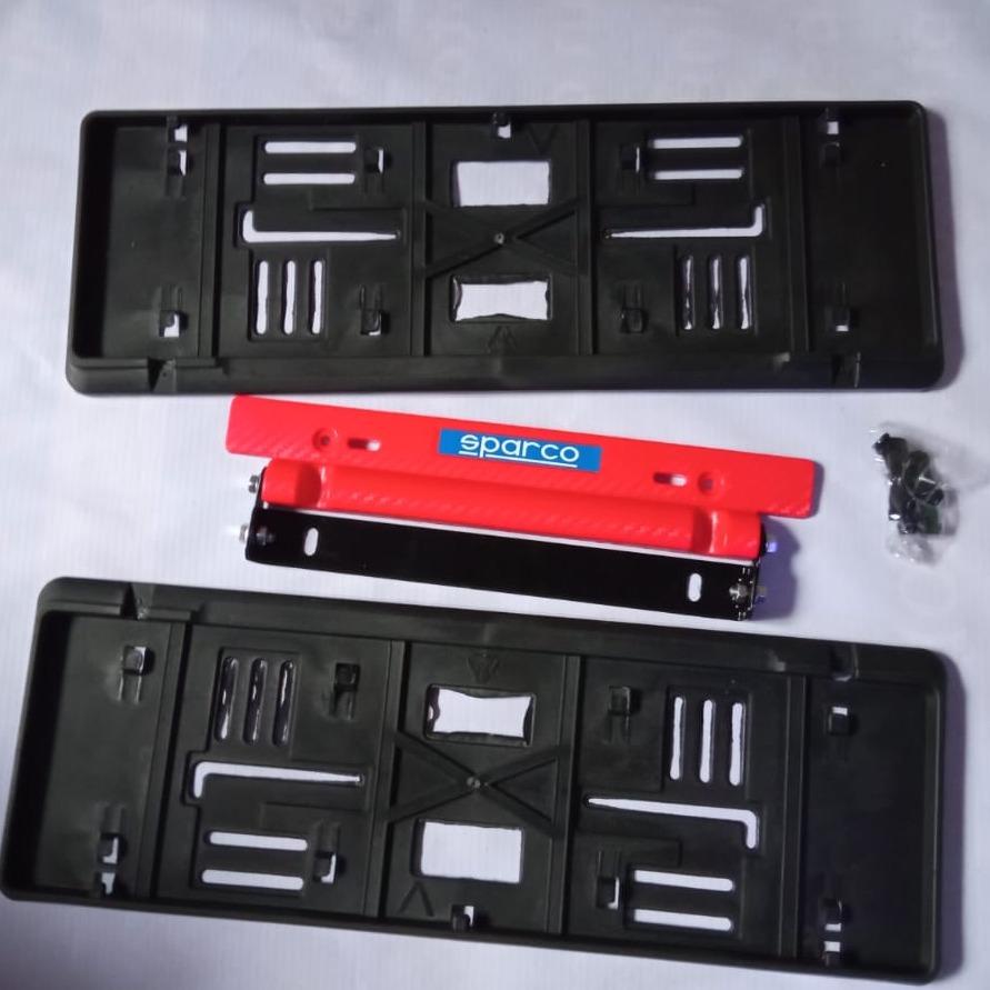 Cover plat mobil dengan dudukan model JDM