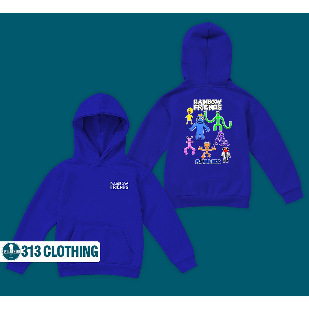 Jaket Hoodie Roblox Rainbow Friends Hoodie Sweater Rainbow Friends Roblox 001