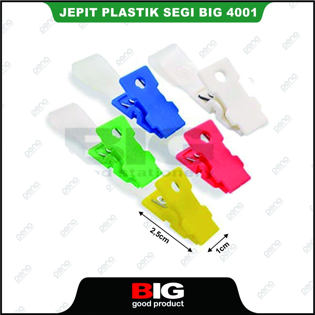 Jepit Plastik Segi Big 4001