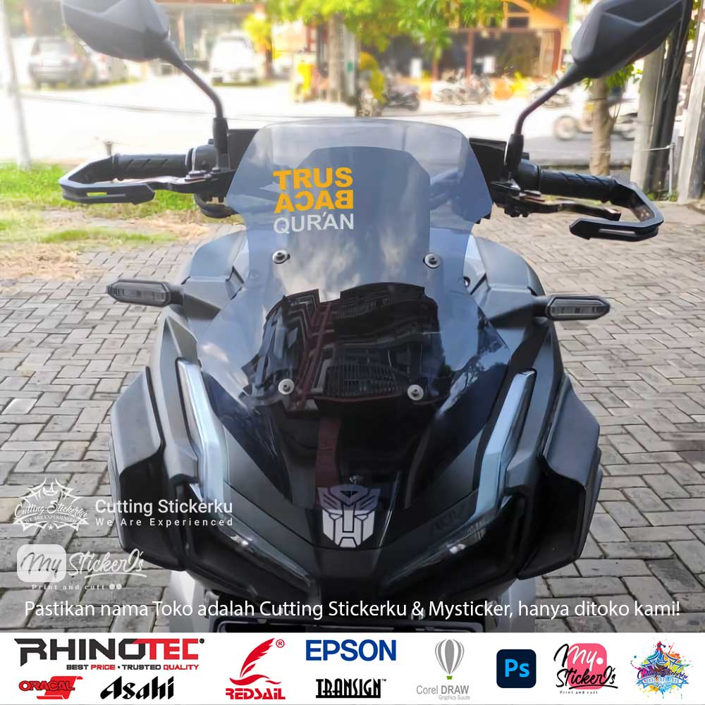 Cutting Stiker Trus Baca Quran Variasi Motor Mobil Sticker Dakwah Edmus Timbul Keren Nyala Dasbor Spakbor Visor Body Kaca Helm Laptop Hologram Reflective Tahan Air Bodi Setiker Bodi Samping Nama Scoopy Vario Beat NMAX PCX Vespa Aesthetic Pickup Windshield