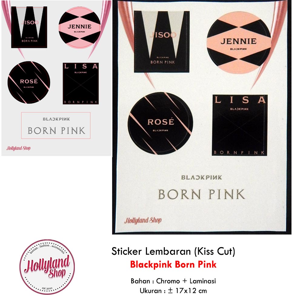 

Sticker Lembaran BP Blackpink 1